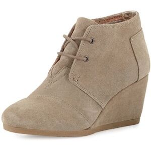 TOMS Desert Sand Suede Wedge